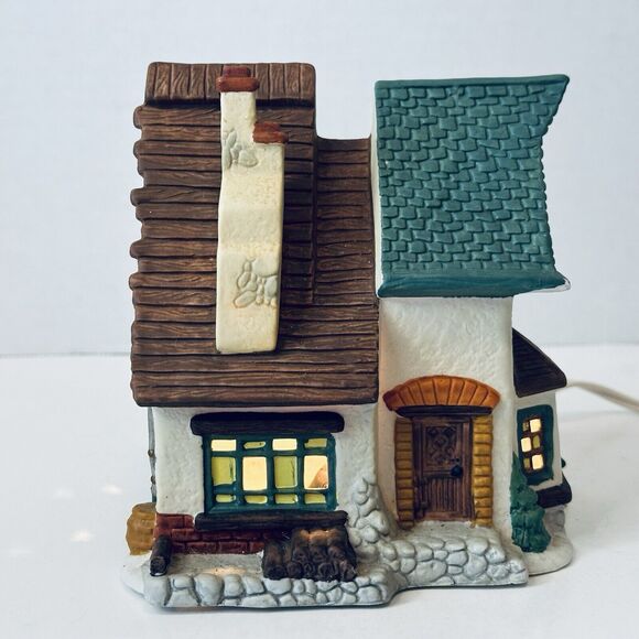 Our Town Porcelain Collectable 1st Edition The Miller House 1993 In Box VTG - Picture 3 of 15